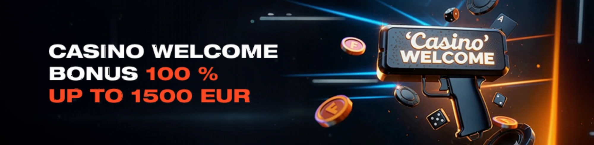 FreshBet Casino welcome bonus 100% up to 1500 EUR for new players